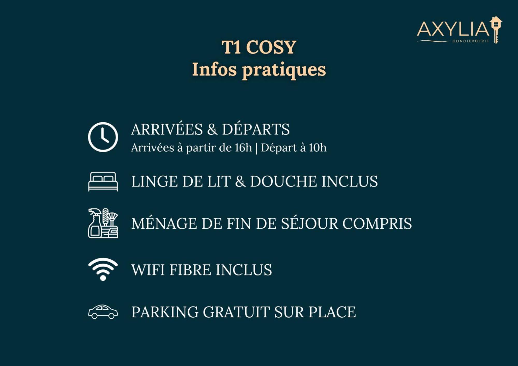 T1 Cosy- Terrasse - Parking Gratuit Appartement